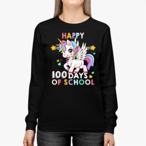 Happy 100 Days Of School Shirt Girls 100 Days of School Longsleeve Tee 2 5