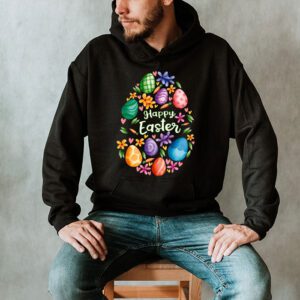 Happy Easter Day Cute Colorful Egg Hunting Women Boys Girls Hoodie 2 1