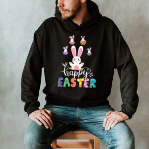 Happy Easter Day Cute Colorful Egg Hunting Women Boys Girls Hoodie 2 2