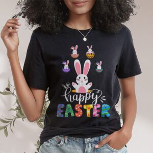 Cute Colorful Egg Hunting Women Boys Girls T-Shirt