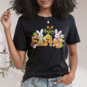 Cute Colorful Egg Hunting Women Boys Girls T-Shirt