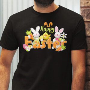 Happy Easter Day Cute Colorful Egg Hunting Women Boys Girls T Shirt 2 4