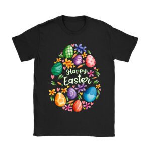 Happy Easter Day, Cute Colorful Egg Hunting Women Boys Girls T-Shirt