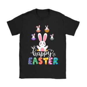 Happy Easter Day, Cute Colorful Egg Hunting Women Boys Girls T-Shirt