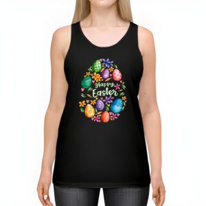 Happy Easter Day Cute Colorful Egg Hunting Women Boys Girls Tank Top 2 1