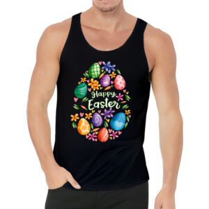 Happy Easter Day Cute Colorful Egg Hunting Women Boys Girls Tank Top 3 1