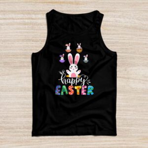 Happy Easter Day, Cute Colorful Egg Hunting Women Boys Girls Tank Top