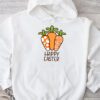 Happy Easter Sayings Egg Bunny Hoodie