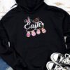 Happy Easter Sayings Egg Bunny Hoodie