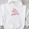 Happy Easter Sayings Egg Bunny Hoodie