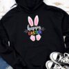 Happy Easter Sayings Egg Bunny Hoodie