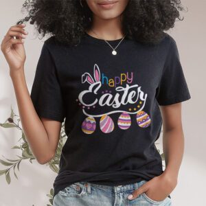 Happy Easter Sayings Egg Bunny T Shirt 1 1