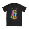 Happy Easter Sayings Egg Bunny T-Shirt