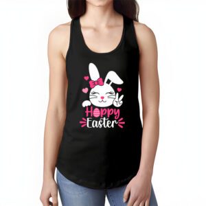 Happy Easter Sayings Egg Bunny Tank Top 1 4