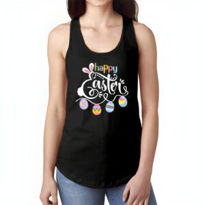 Happy Easter Sayings Egg Bunny Tank Top 1 5