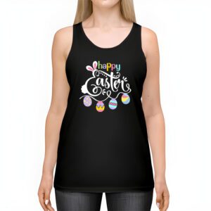 Happy Easter Sayings Egg Bunny Tank Top 2 5