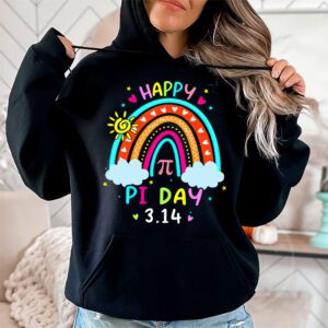 Happy Pi Day Mathematic Math Teacher Gift Rainbow Women Girl Hoodie 1 2