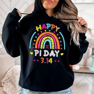 Happy Pi Day Mathematic Math Teacher Gift Rainbow Women Girl Hoodie 1 3