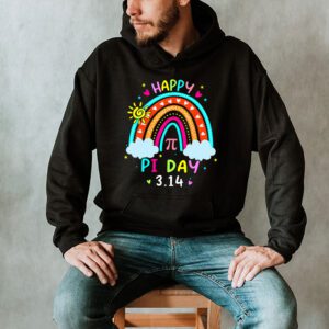 Happy Pi Day Mathematic Math Teacher Gift Rainbow Women Girl Hoodie 2 2