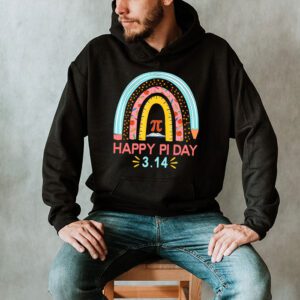 Happy Pi Day Mathematic Math Teacher Gift Rainbow Women Girl Hoodie 2