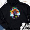 Happy Pi Day Mathematic Math Teacher Gift Rainbow Women Girl Hoodie