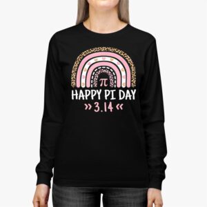 Happy Pi Day Mathematic Math Teacher Gift Rainbow Women Girl Longsleeve Tee 2 1