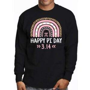 Happy Pi Day Mathematic Math Teacher Gift Rainbow Women Girl Longsleeve Tee 3 1