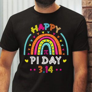 Happy Pi Day Mathematic Math Teacher Gift Rainbow Women Girl T Shirt 2 3