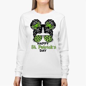 Happy St Patricks Day Bun Saint Paddys Girls Kids Youth Teen Longsleeve Tee 2 2