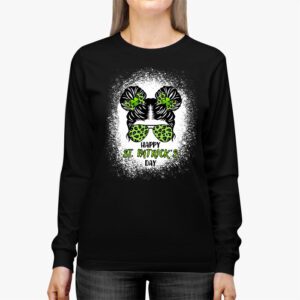 Happy St Patricks Day Bun Saint Paddys Girls Kids Youth Teen Longsleeve Tee 2