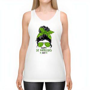 Happy St Patricks Day Bun Saint Paddys Girls Kids Youth Teen Tank Top 2 4