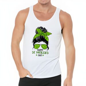 Happy St Patricks Day Bun Saint Paddys Girls Kids Youth Teen Tank Top 3 4