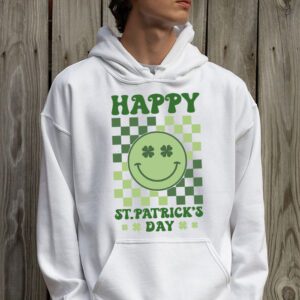 Happy St Patricks Day Shamrock Clover For Women Kids Hoodie 2 1