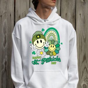 Happy St Patricks Day Shamrock Clover For Women Kids Hoodie 2 6