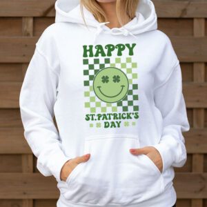 Happy St Patricks Day Shamrock Clover For Women Kids Hoodie 3 1