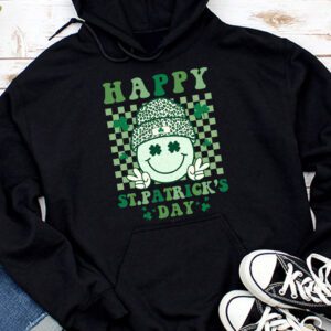 Happy St Patricks Day Shamrock Clover For Women Kids Hoodie