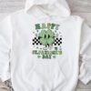 Happy St Patricks Day Shamrock Clover For Women Kids Hoodie