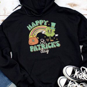 Happy St Patricks Day Shamrock Clover For Women Kids Hoodie