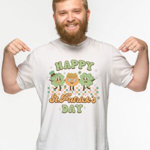 Happy St Patricks Day Shamrock Clover For Women Kids T Shirt 2 7