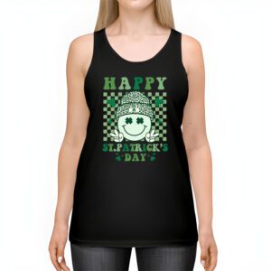 Happy St Patricks Day Shamrock Clover For Women Kids Tank Top 2