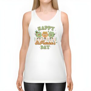 Happy St Patricks Day Shamrock Clover For Women Kids Tank Top 2 7