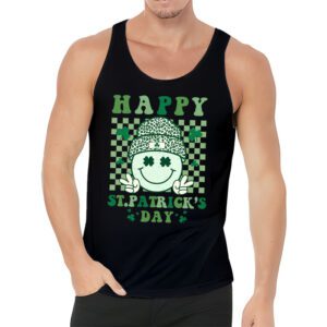 Happy St Patricks Day Shamrock Clover For Women Kids Tank Top 3