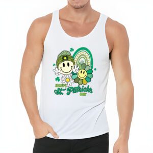 Happy St Patricks Day Shamrock Clover For Women Kids Tank Top 3 6