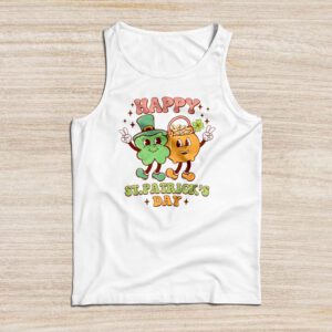 Happy St Patricks Day Shamrock Clover For Women Kids Tank Top