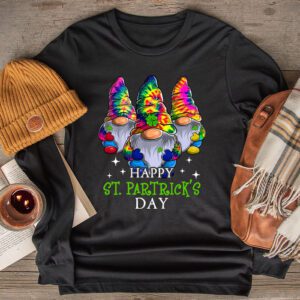 Happy St. Patrick’s Day Gnome Shamrock Saint Patrick Irish Longsleeve Tee