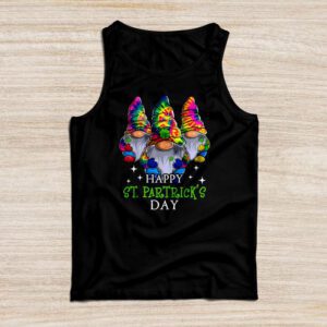 Happy St. Patrick’s Day Gnome Shamrock Saint Patrick Irish Tank Top