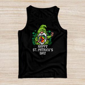 Happy St. Patrick’s Day Gnome Shamrock Saint Patrick Irish Tank Top