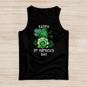 Happy St. Patrick’s Day Gnome Shamrock Saint Patrick Irish Tank Top