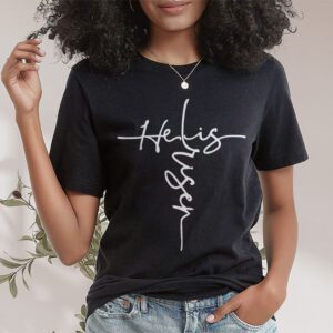 He Is Risen Cross Jesus Religious Easter Day Christians T Shirt 1 4