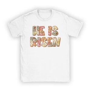 He Is Risen Cross Jesus Religious Easter Day Christians T-Shirt